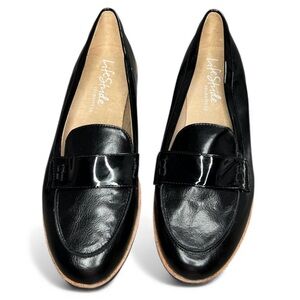 LifeStride Zee black patent Loafer preppy scandi girl dark academia comfort